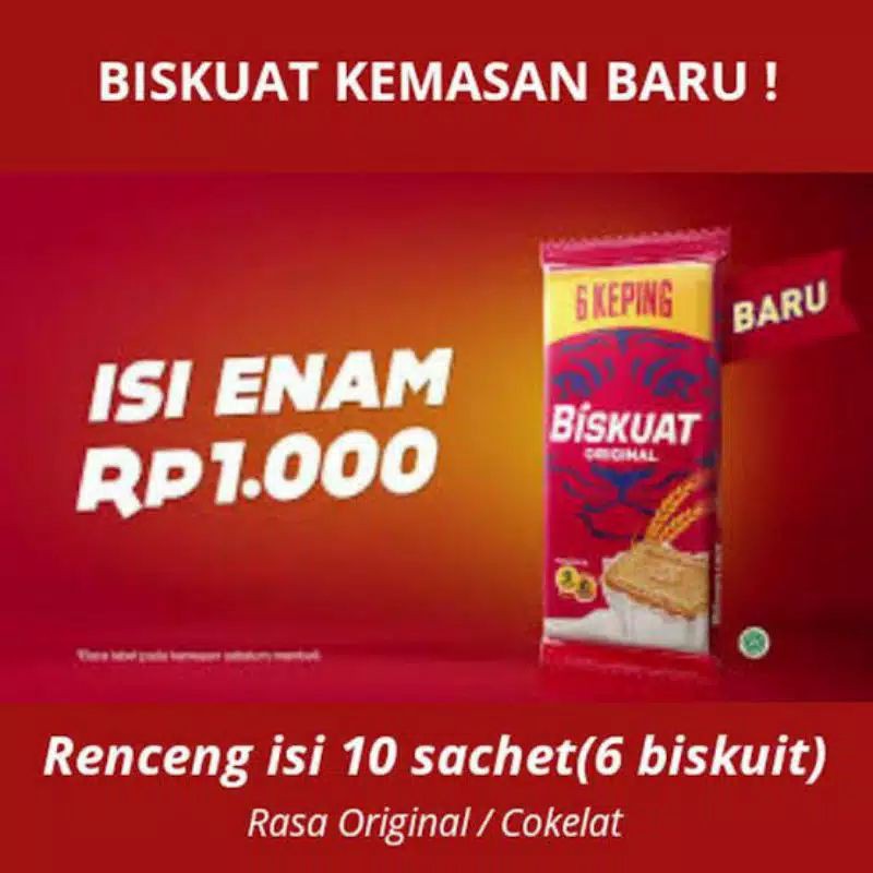 

BISKUAT 6 KEPING ECERAN / SACHET / RASA ORIGINAL