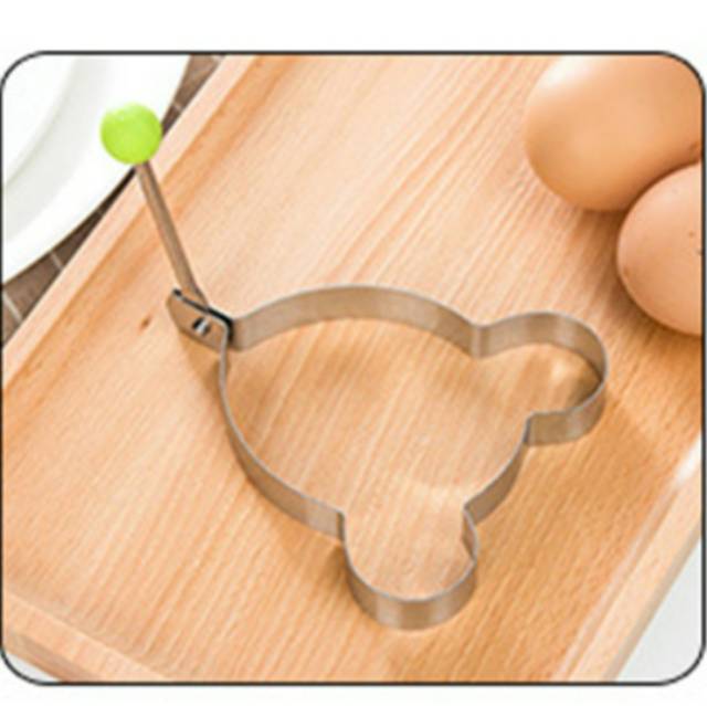 BEST SELLER  !! CETAKAN TELUR TELOR BENTUK KARAKTER STAINLESS STEEL EGG BENTO