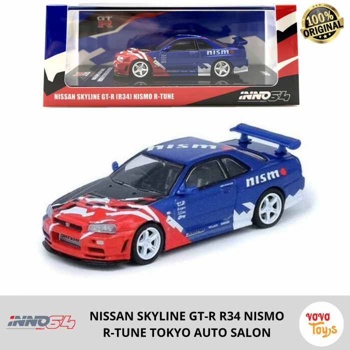 Inno 1/64 NISSAN SKYLINE GT-R R34 NISMO R-TUNE TOKYO AUTO SALON Inno64 ARIASEL21