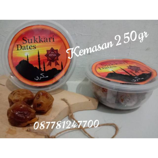 

Kurma Sukkari, Sukari 250gr Kurma Raja