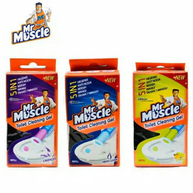 Mr Muscle Toilet Cleaning Gel Starter Lavender 36 Ml