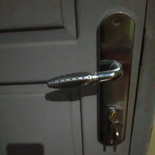 Promo Paket Kunci Pintu Stanlis Uk. Besar, Handle Pintu Set