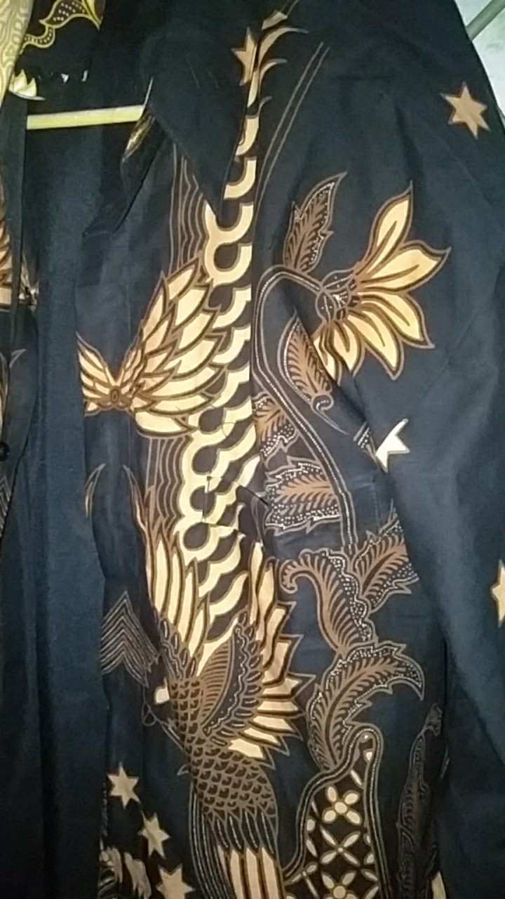 Wirabumi Sogan Florist Kemeja Batik Pria Lengan Panjang Katun Primisima Berkualitas Berfuring