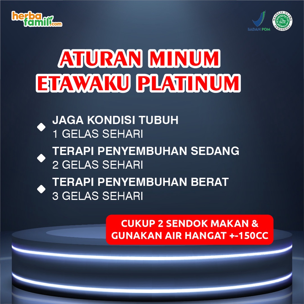 Etawaku Platinum Paket 3 Box Susu Kambing Etawa Bubuk Murni Rendah Gula Tinggi Kalsium Menjaga Kesehatan Kepadatan Tulang Cegah Gangguan Pernafasan Asma Batuk Osteoporosis