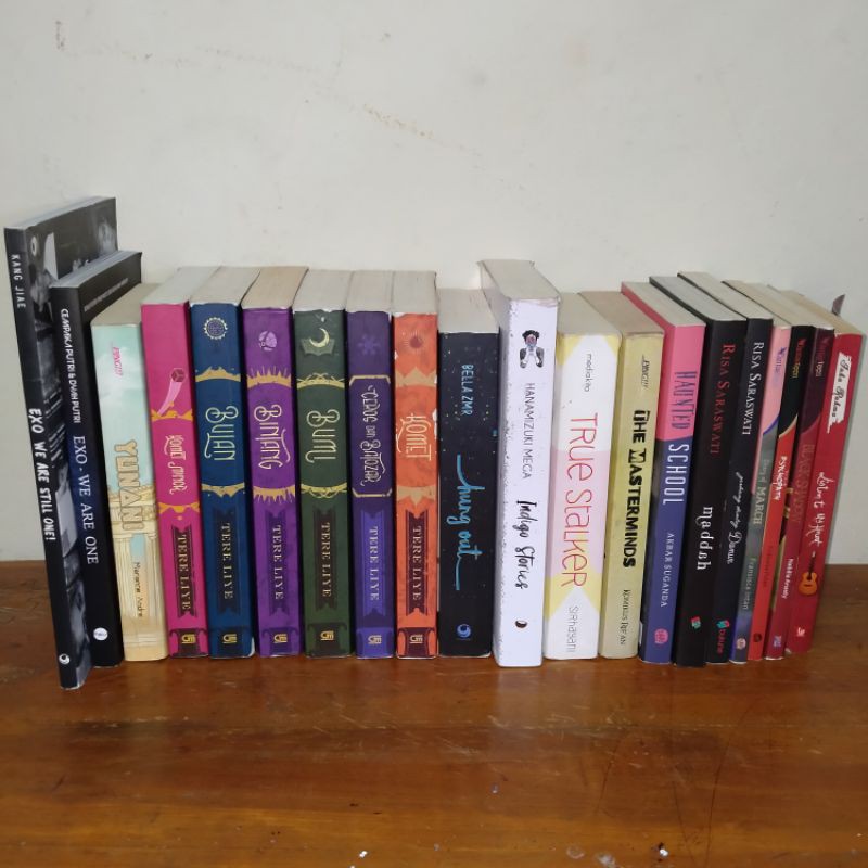 BUKU NOVEL FANTASTEEN EXO PRELOVED/ BEKAS (nego)
