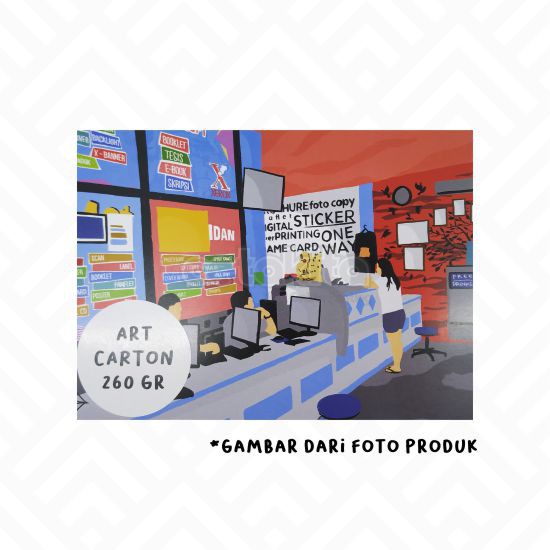 

Print Art Carton A3+ 260 Gram Gsm Satu Sisi 32 x 48cm Satu Sisi