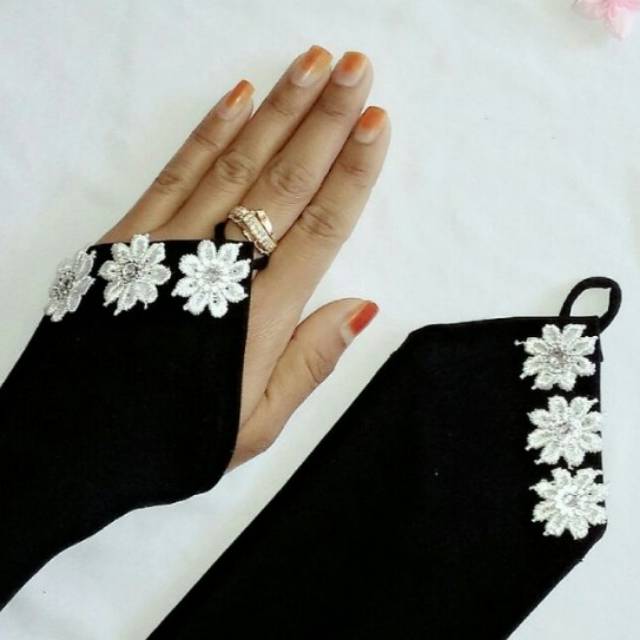 Handsock flower samping manset cincin