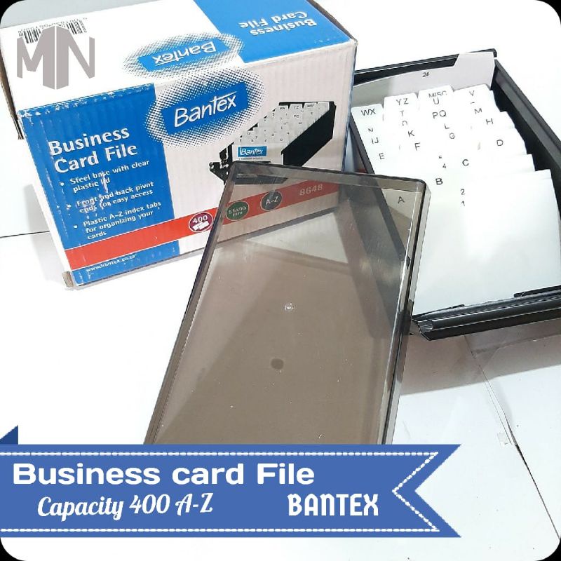 

Business Card Cases FIle Kapasitas 400 A-Z BANTEX 8648