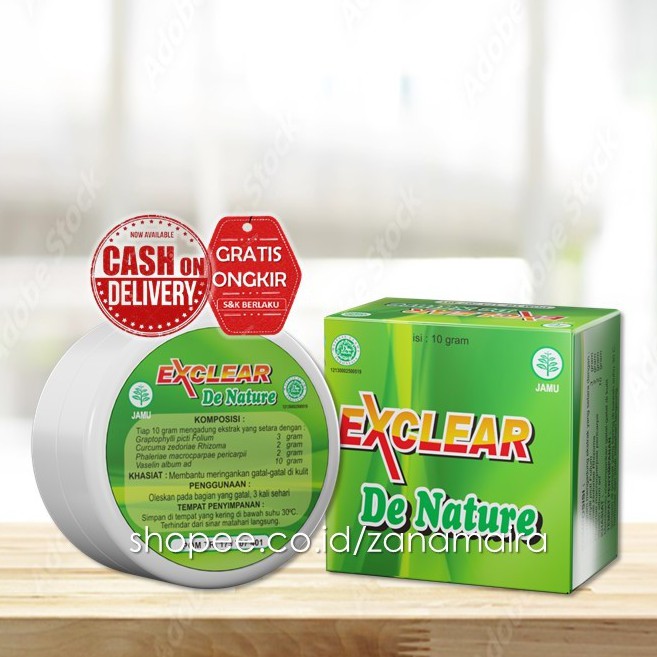 SALEP GATAL KULIT KORENGAN SALEP EXCLEAR DE NATURE