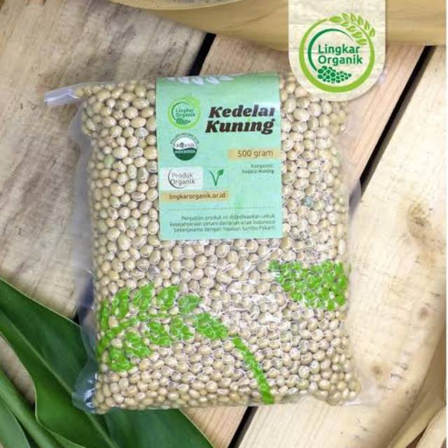 Jual Lingkar Organik Kacang Kedelai Kuning Organic Soy Bean Gram