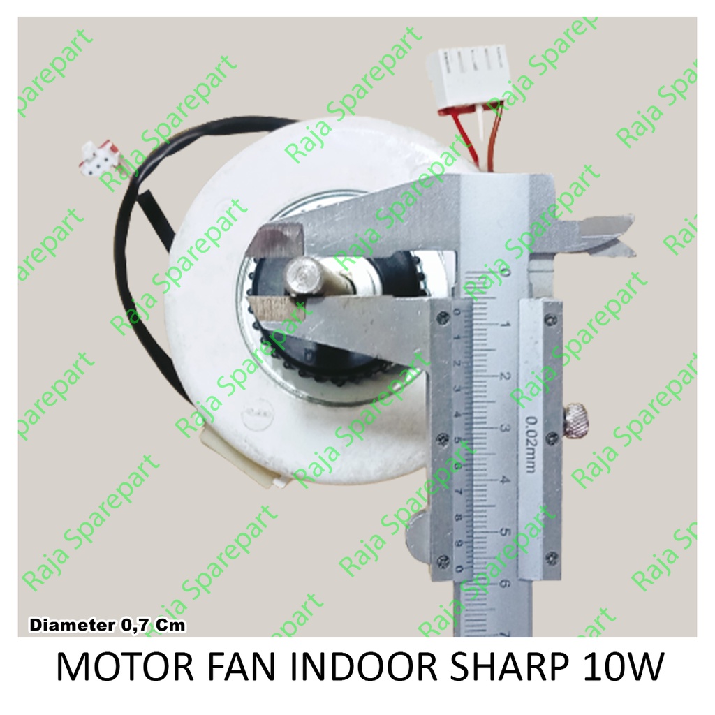 Motor Fan Indoor AC Sharp 10 Watt (Ukuran ada di gambar )