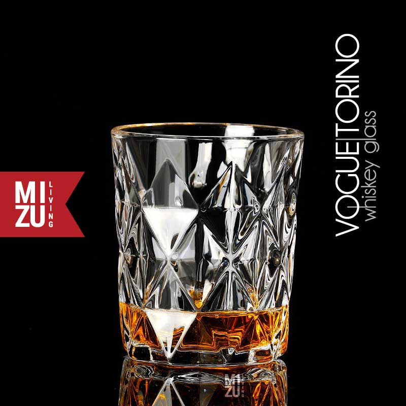 MIZU TORINO Whiskey Glass Gelas Kaca Whisky On The Rocks Gelas Air Minum