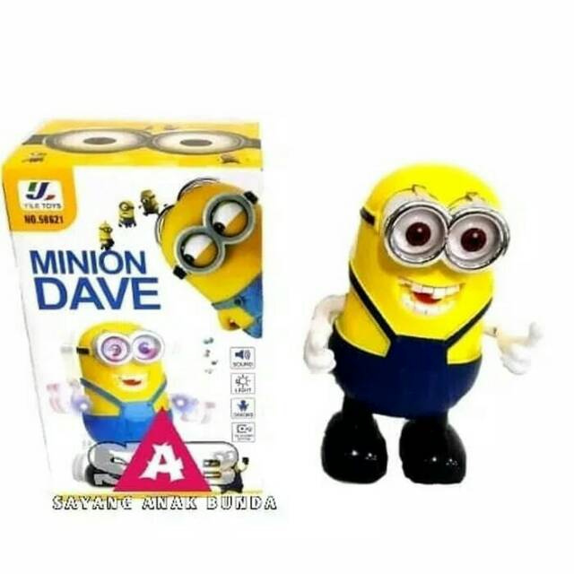 Mainan Minion Dave Dancing / Robot Minion Berdansa