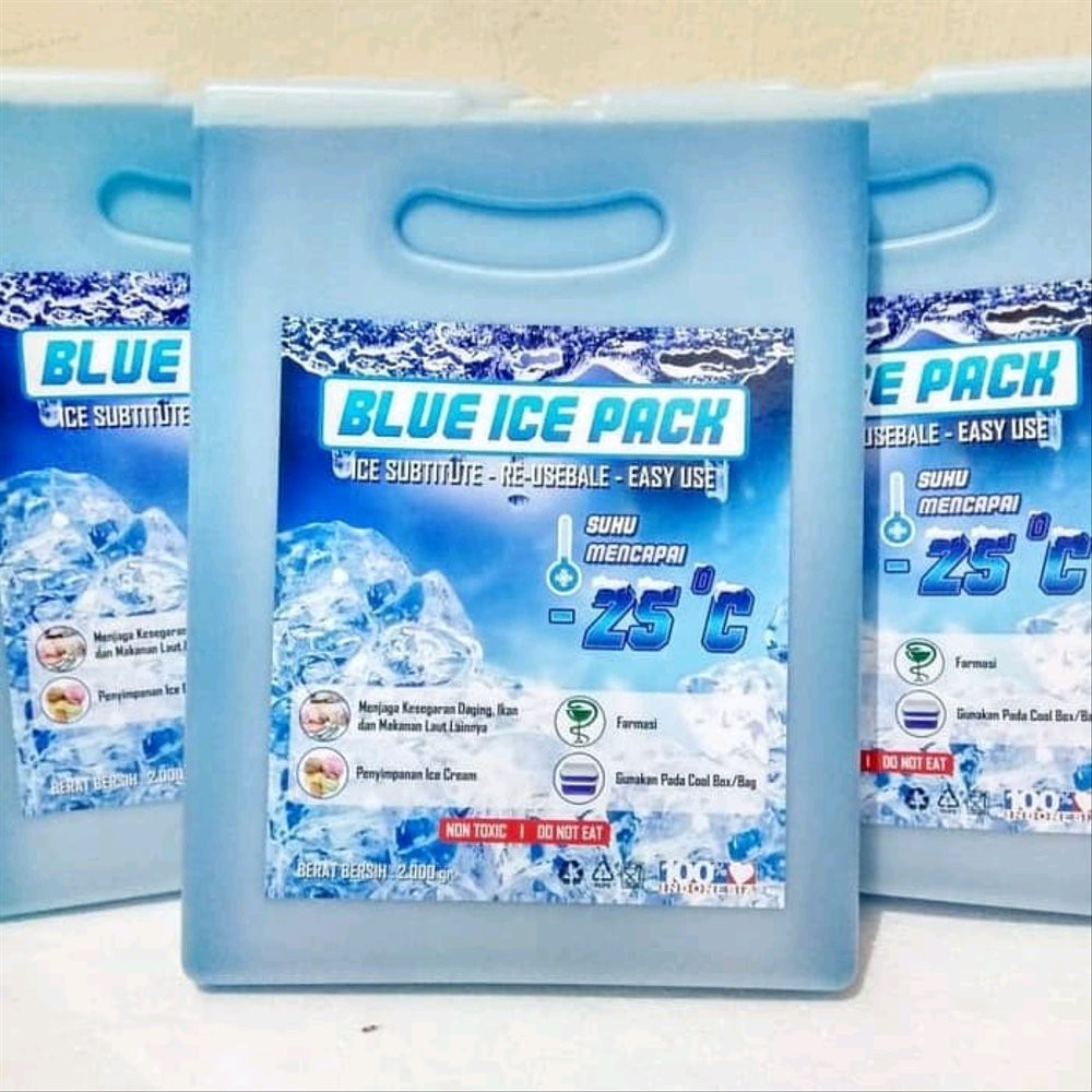Promo Ice Pack Besar Icepack Kotak Besar Murah Blue Ice Pengganti Dry Ice Diskon
