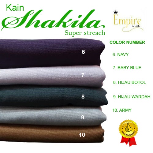 Kain Shakila Senorita Streach Harga Per 0.5 mtr