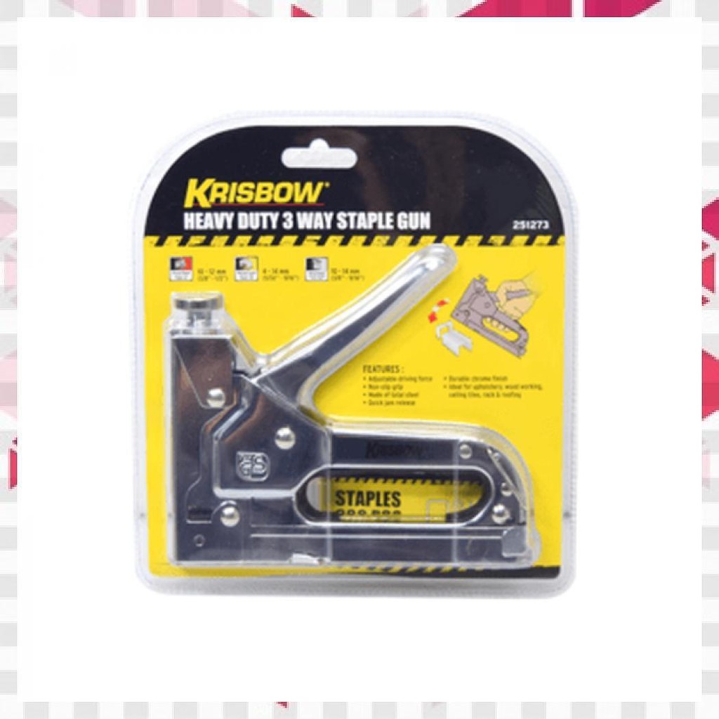 

KRISBOW STAPLER TEMBAK 3 IN 1 / STAPLES / STAPEL / STEPLER