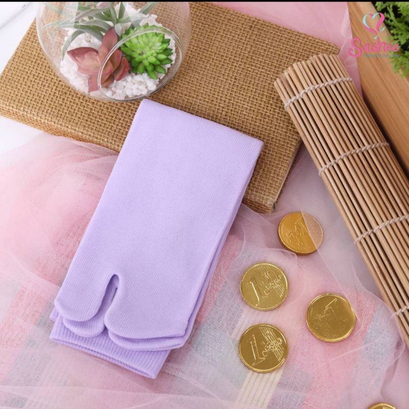 Sashee Kaos Kaki Jempol Basic-Ungu
