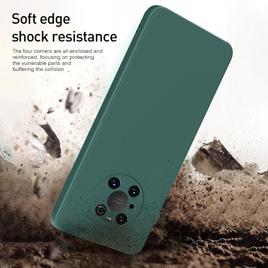 Soft Case Huawei Mate 30 Pro 40 Pro Liquid Silikon Slim Candy Macaron Bludru