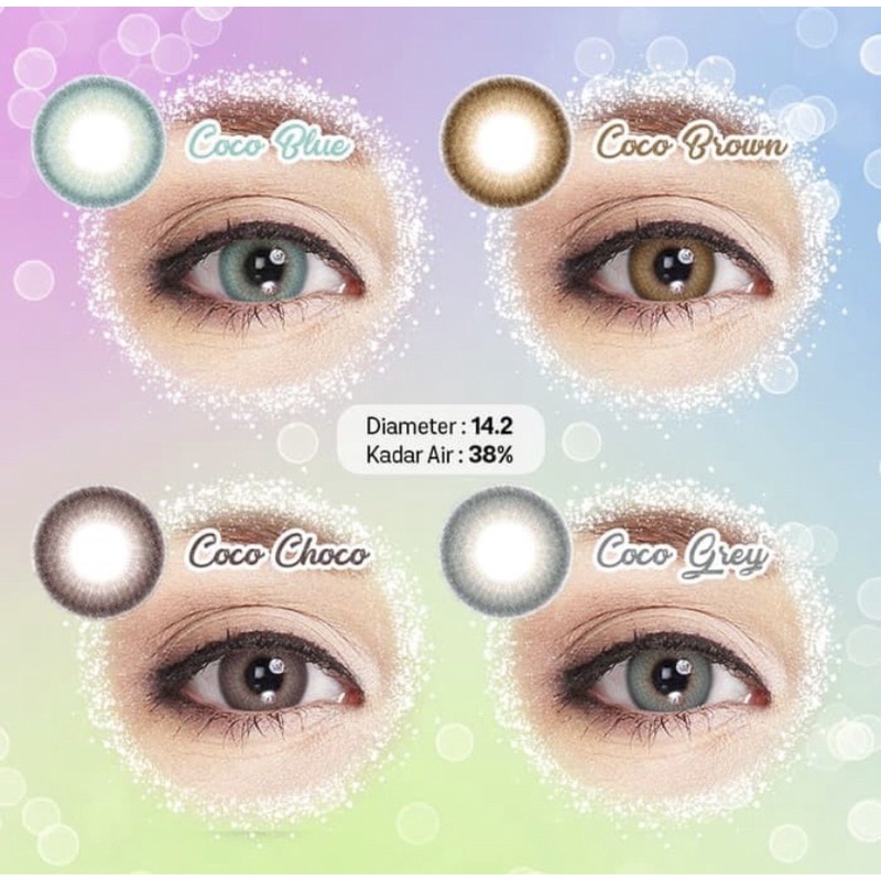 Softlens Top Gel Coco by E.O.S NORMAL ONLY dia 14,2