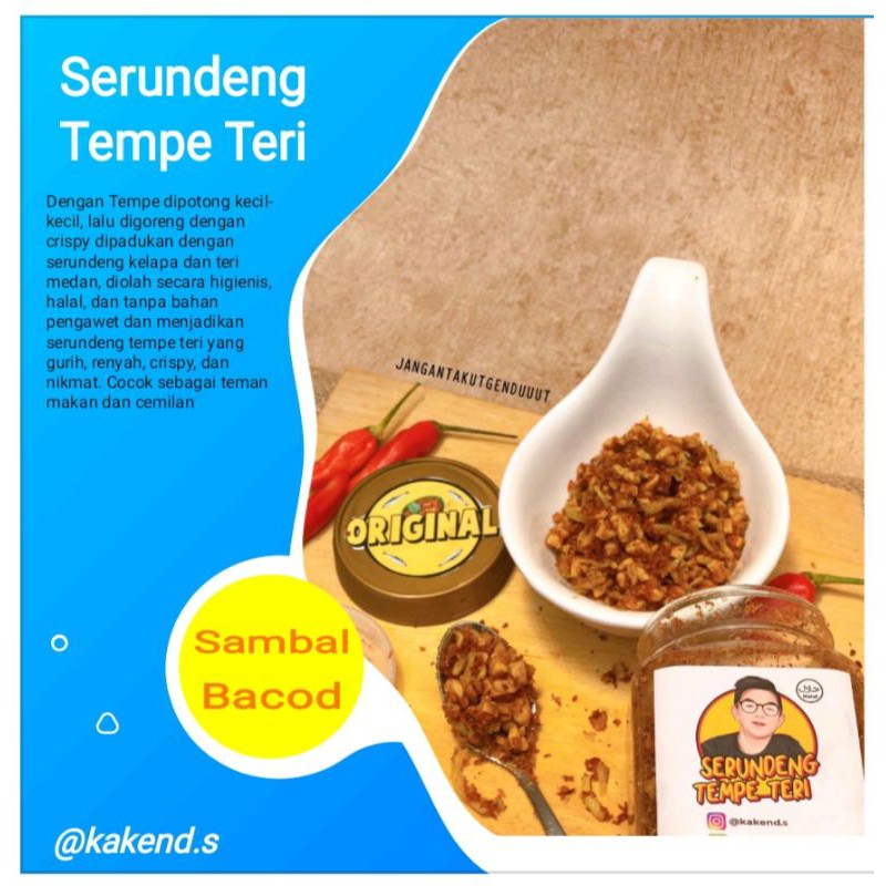 

serundeng Tempe Teri Original/Serundeng Tempe/Serundeng Kelapa