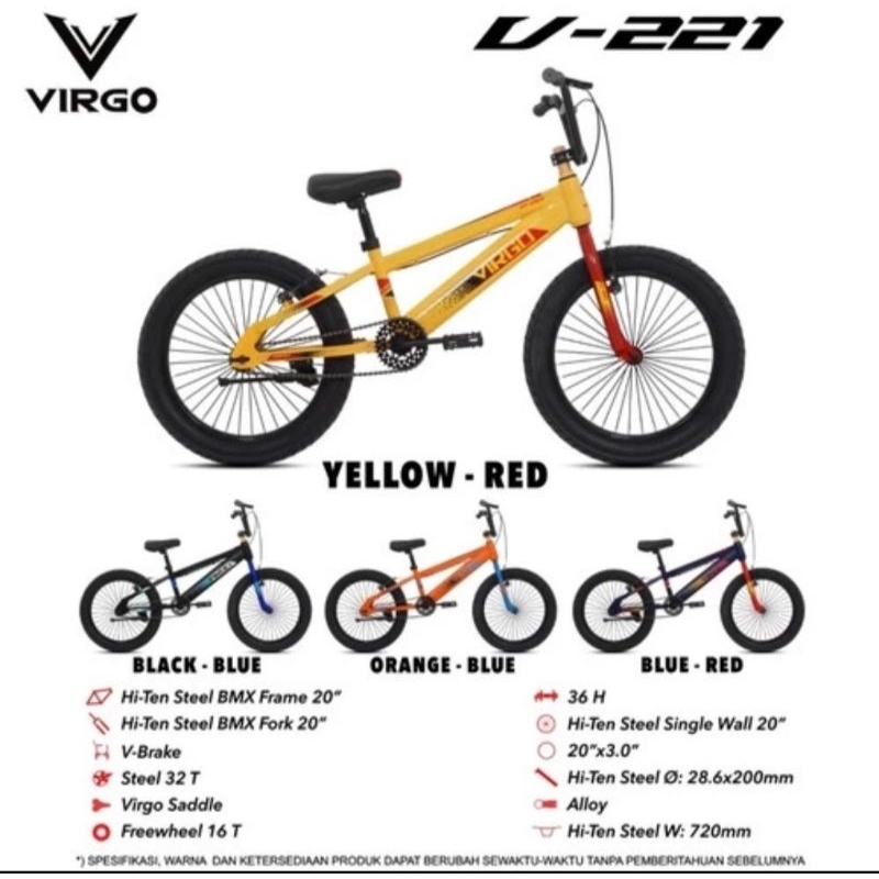 BMX 20 PACIFIC VIRGO BAN 3.0
