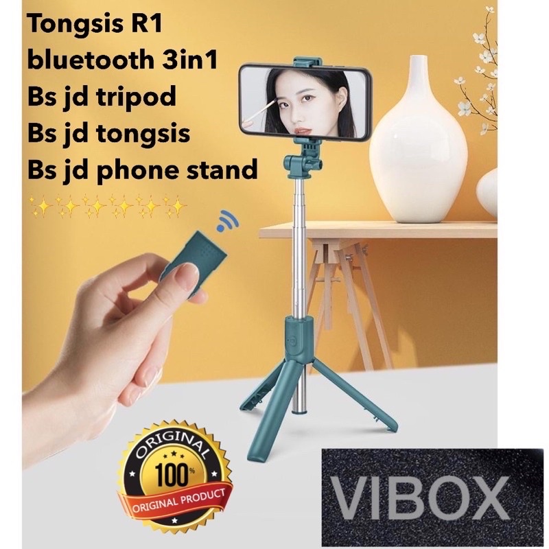 TONGSIS TRIPOD 3IN1 BLUETOOTH VIBOX R1 ORIGINAL