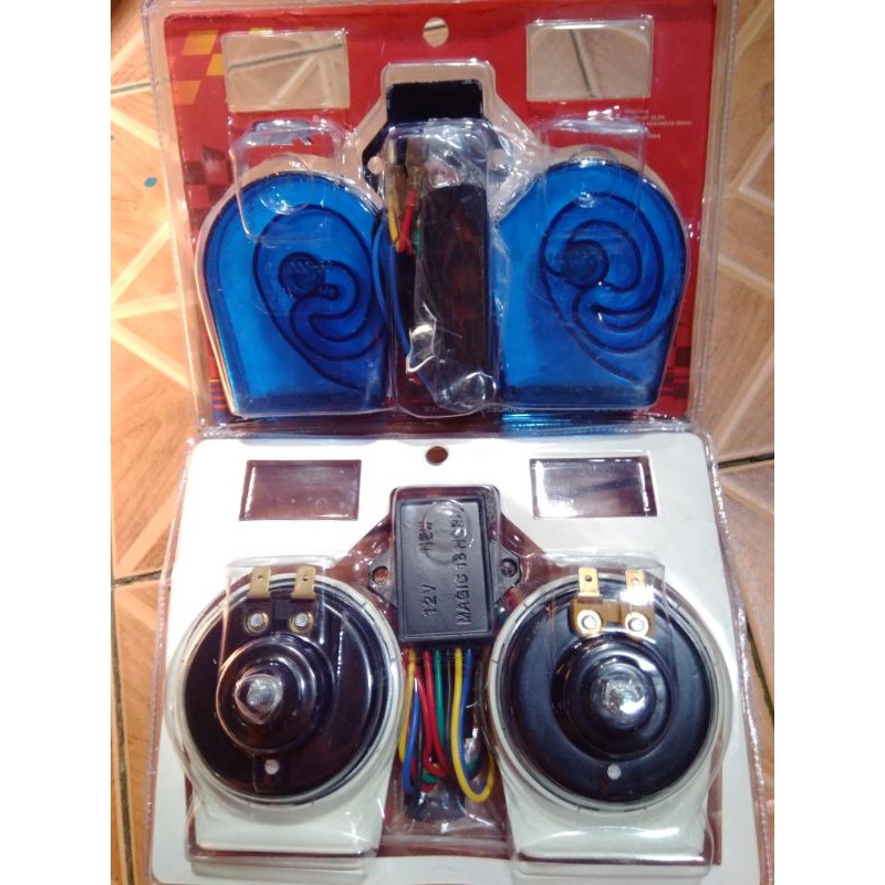 klakson keong telolet motor mobil 2pcsklakson+modul
