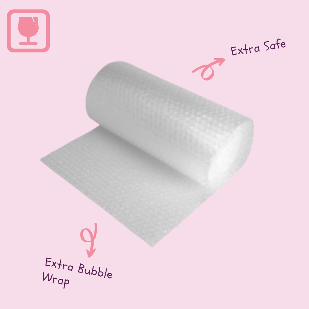 

EXTRA BUBBLE WRAP TAMBAHAN PACKING