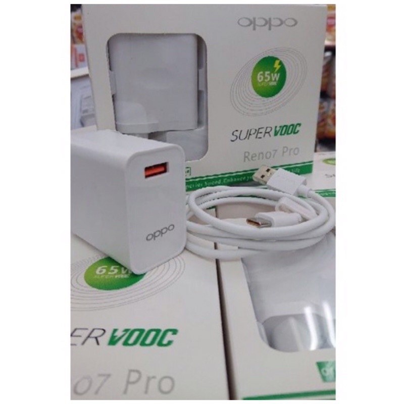 CHARGER FAST CHARGING OPPO ORIGINAL FOR MICRO &amp; TYPE C // CHASAN SUPER VOOC RENO 7 PRO - BDC