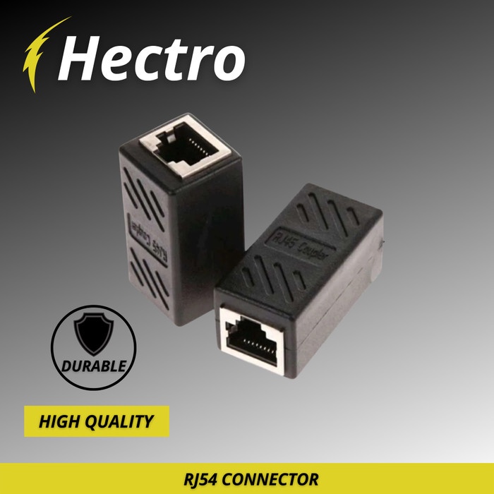 HECTRO RJ45 Female to Female Network LAN Extension Adapter Connector