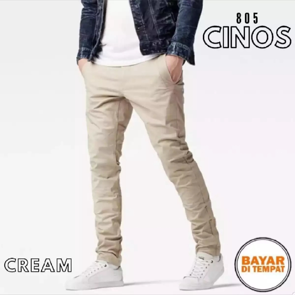 Celana Chino Pria Original Premium Bahan Tebel Adem Nyaman Dipakai