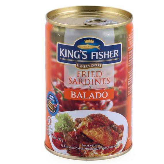 

PAKET 2 pcs King's Fisher Sarden Goreng Rasa Balad Kaleng 425gr