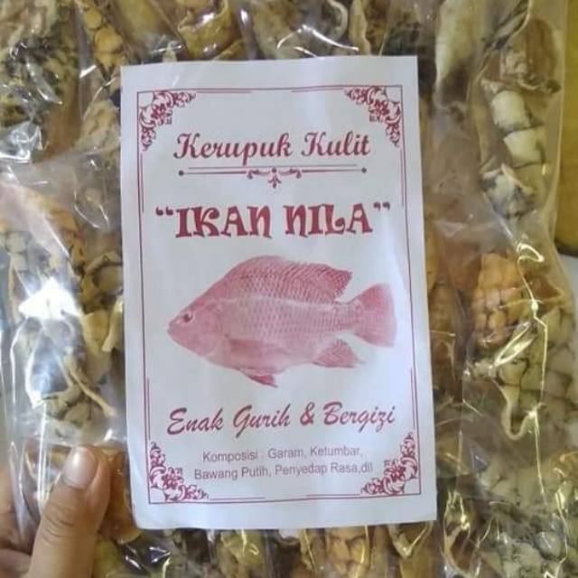 Kerupuk kulit ikan nila