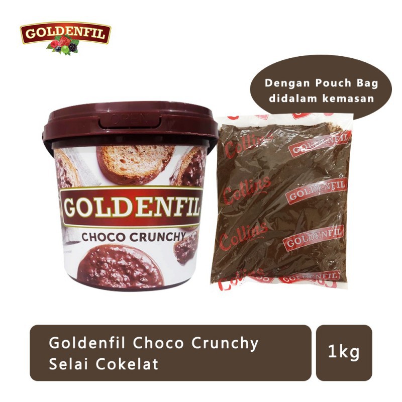 

Choco Crunchy Selai Cokelat-Goldenfil- 1kg