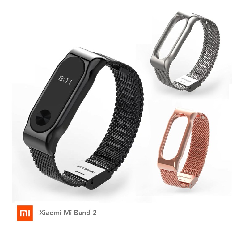 Strap / Band Metal Bracelet For XIAOMI Mi Band 2