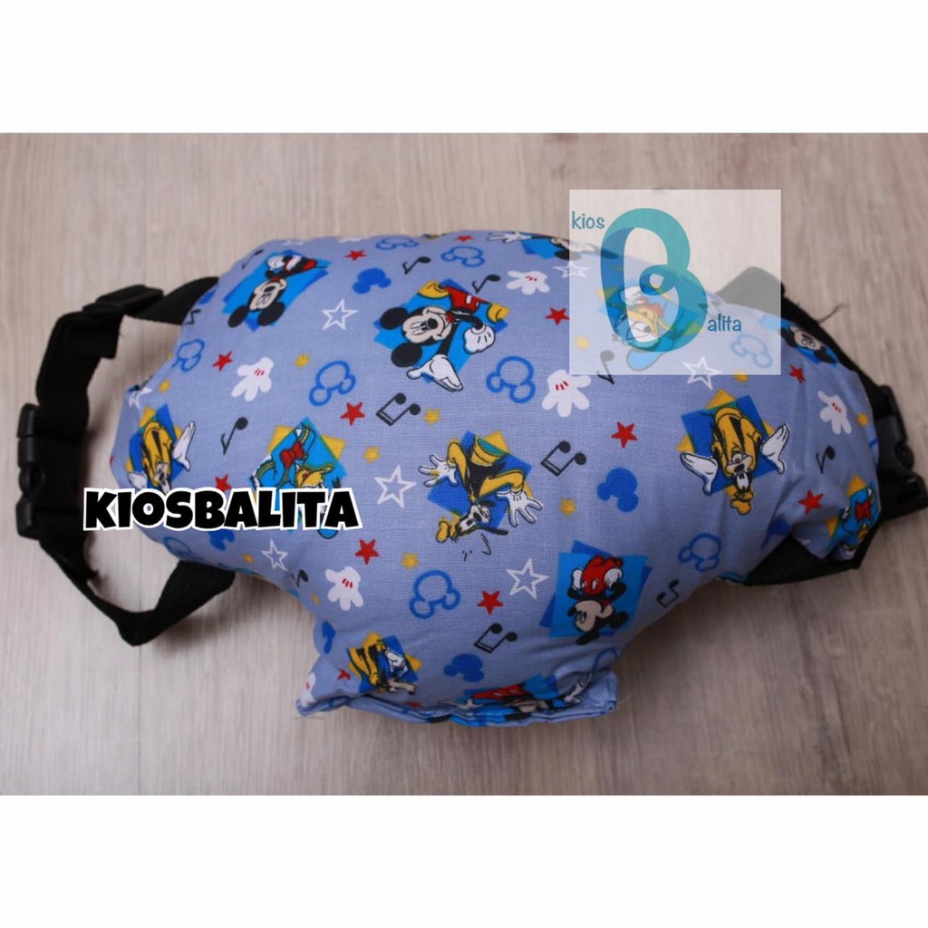 BANTAL SETIR MOTOR/BANTAL STANG BONCENGAN MOTOR KARAKTER ELMO