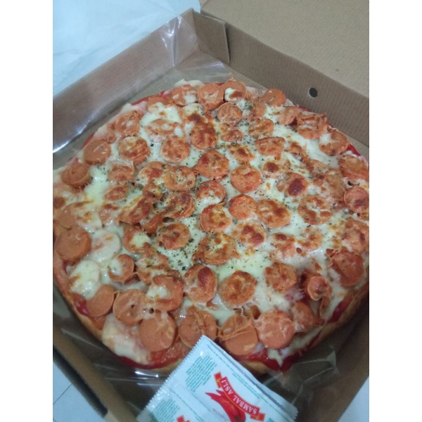 

Pizza Sosis Sapi