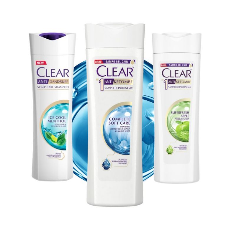 CLEAR SHAMPOO 70ML SERIES ANTI KETOMBE