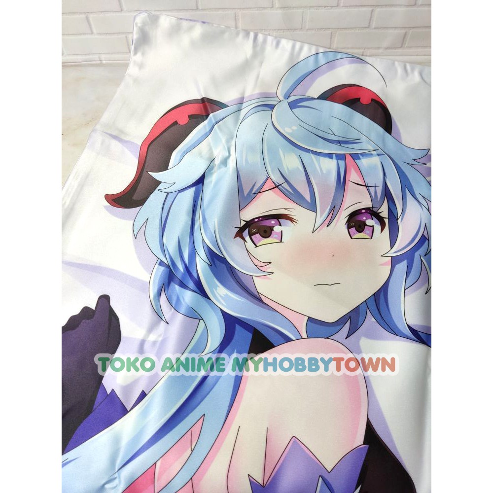 Sarung Bantal Anime Dakimakura Genshin Impact : Ganyu Cute