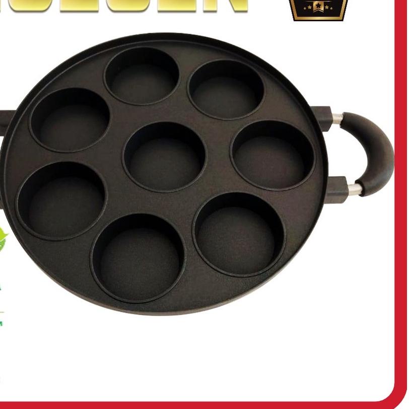 ✧ MOEGEN cetakan kue martabak mini 8 lubang teflon anti lengket original ♦