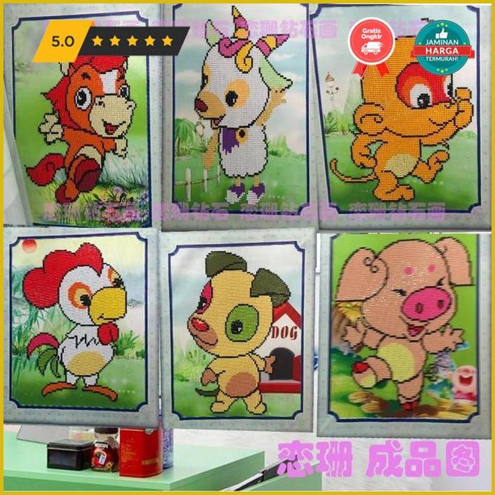 

Kerajinan Tangan Diy Diamond Painting. 12 Shio (31X36 Cm) Shiou Premium
