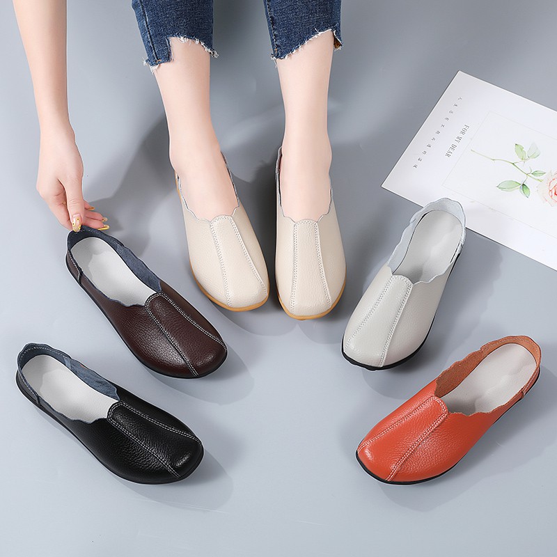 FOKU Sepatu Flat Wanita Nyaman Flatshoes Terbaru