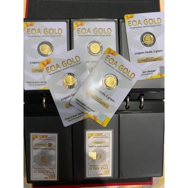 LOGAM MULIA EOA GOLD 0,025 , 0,05