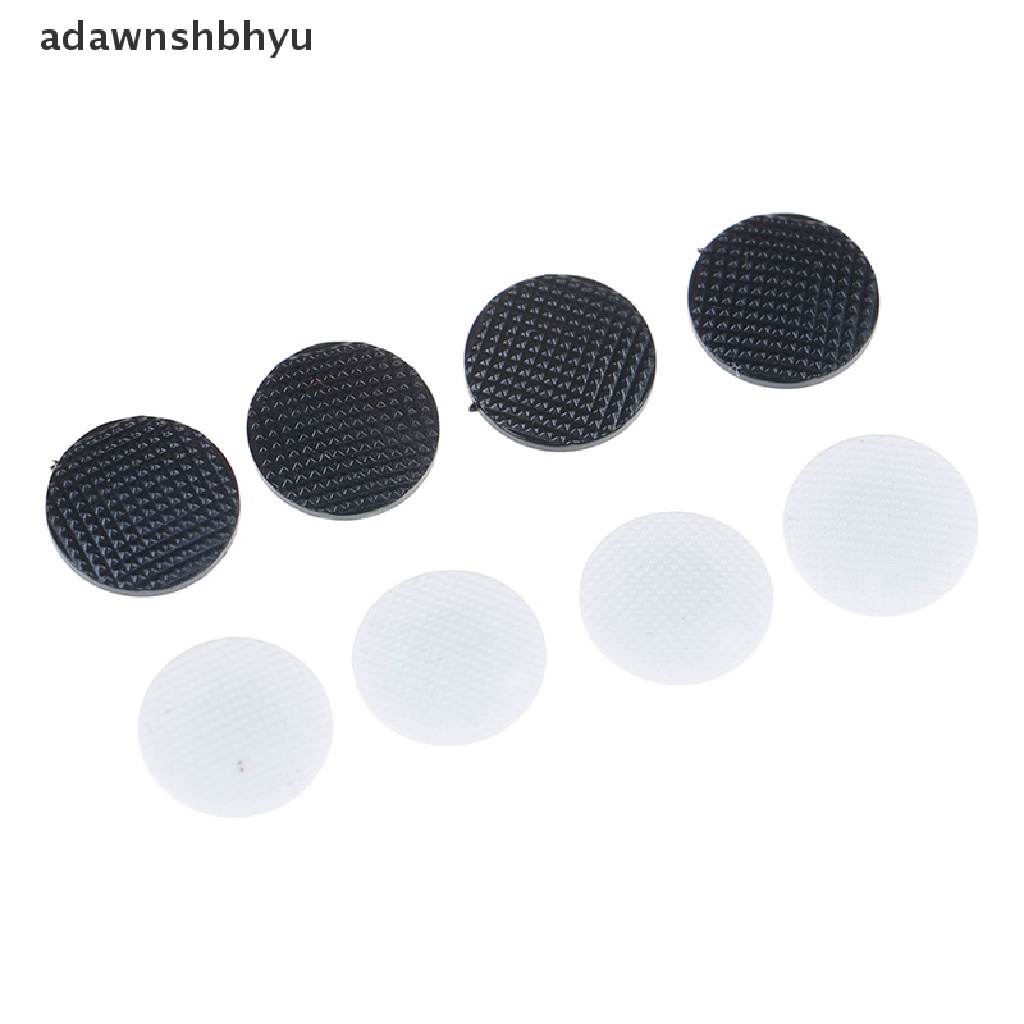 Adawnshbhyu 4pcs Tombol Topi joystick analog 3D Putih Hitam Untuk PSP1000