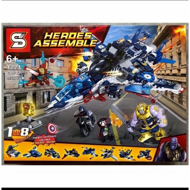 Lego Pesawat Marvel Avengers SY1221