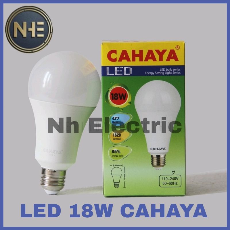 Lampu Led Cahaya 3/5/7/9/12/15/18 Watt - Led Bohlam 3W 5W 7W 9W 12W 15W 18W Garansi 1 Tahun