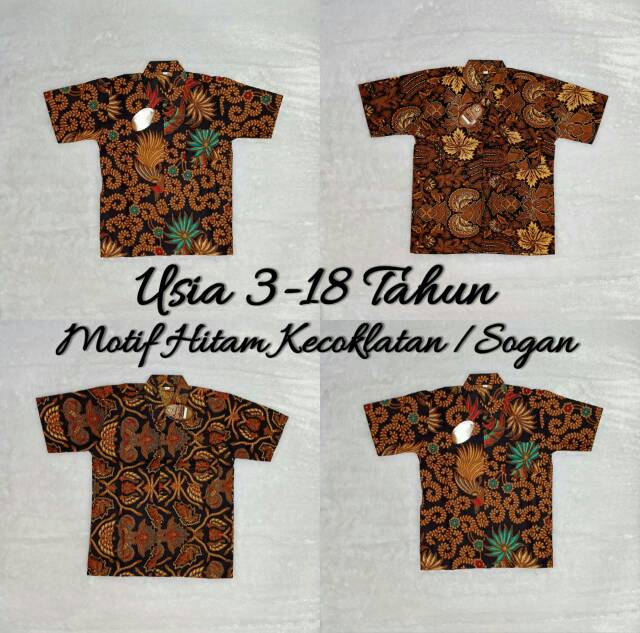 KEMEJA BATIK ANAK LENGAN PENDEK