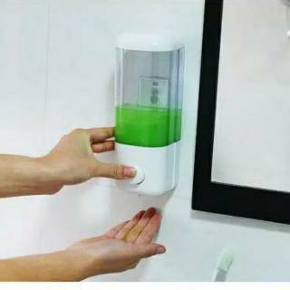 Dispenser Sabun  SINGLE Manual Hand Soap Shampoo Liquid 