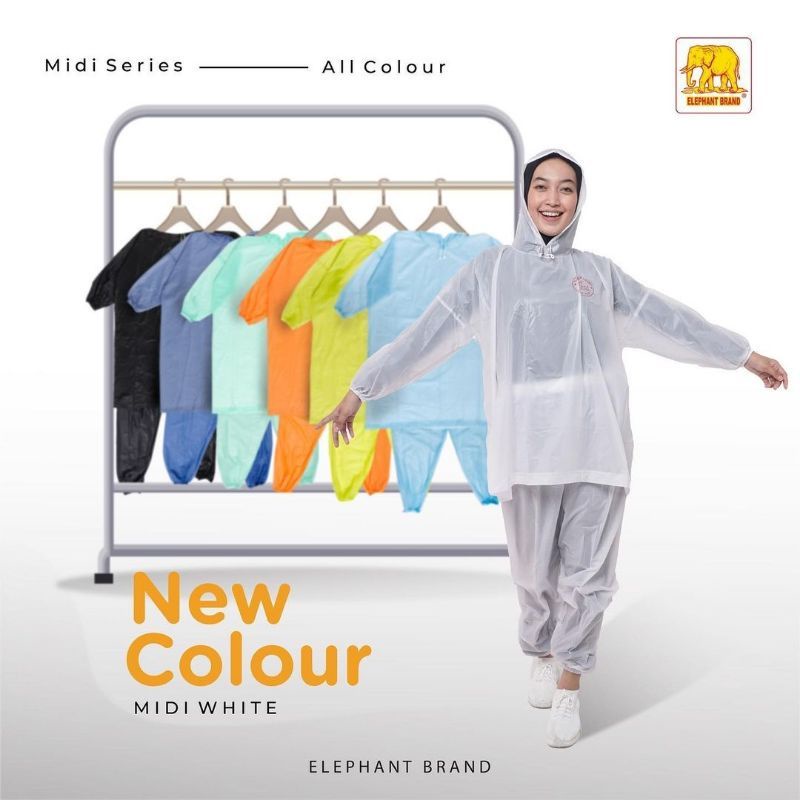 JAS HUJAN MIDI Elephant Brand Jas hujan Traveling