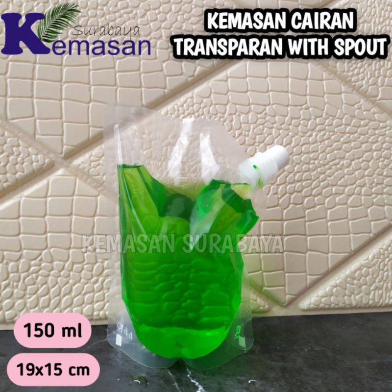SPOUT PACK KPACK 150ml POUCH CAIRAN KEMASAN MINUMAN JUS SUSU MINYAK KPACK
